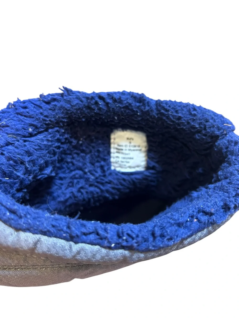 Kids' L.L.Bean Ultralight Tall Snow Boots Size 5 fleece lined blue waterproof